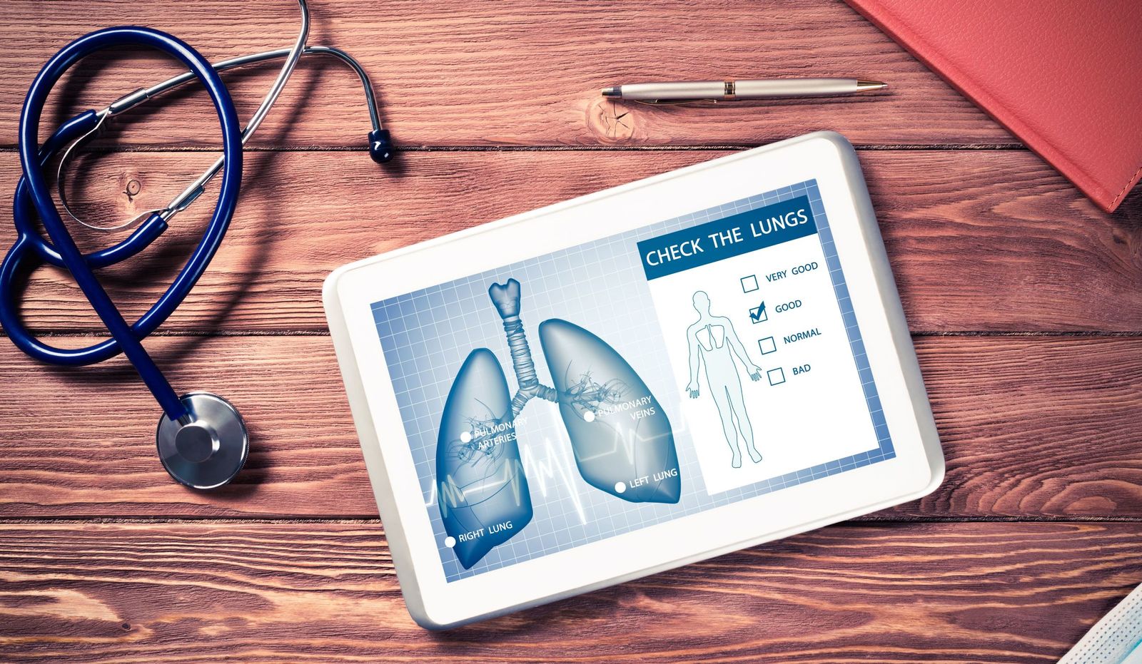 For at spore en eventuel lungebetændelse tidligere udvikles en app.